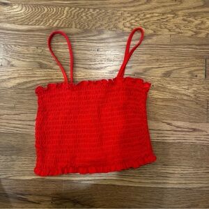 Wild Fable Red Smocked Camisole